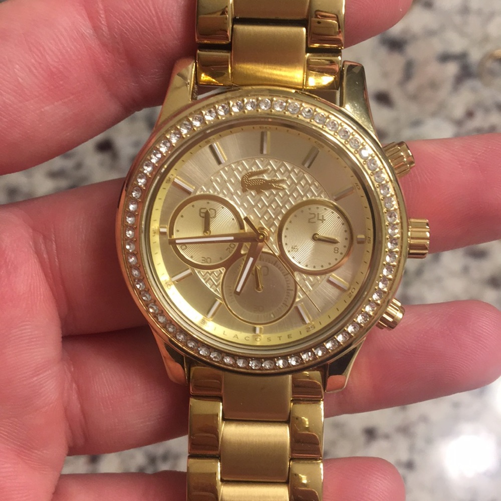 Lacoste Gold Watch